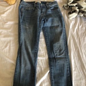 light/medium wash jeans